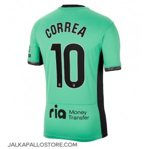 Atletico Madrid Angel Correa #10 Kolmaspaita 2023-24 Lyhythihainen
